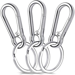 High Efficiency Metal Keychain Clip Organizer for Home Car Keys Women Men Travel Backpacking Tools Small MOQ Fast Shipping - Product Image 1