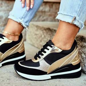 Sneakers <span class=keywords><strong>da</strong></span> <span class=keywords><strong>Donna</strong></span> di Grandi Dimensioni, Scarpe Casual Sportive con Suola Spessa e Piattaforma a Basso Prezzo - Product Image 1