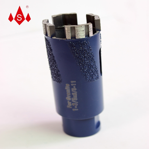 Forets sans fil Sanso, forets diamantés brasés sous vide, forets à noyau, couleur personnalisée, carrelage en porcelaine, béton armé, <span class=keywords><strong>16</strong></span>-56 mm - Product Image 2