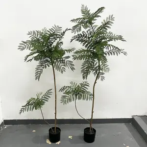 Extérieur Intérieur Salon Plante Artificielle Décorative Faux Arbre Simulation Plastique Bonsaï Vert