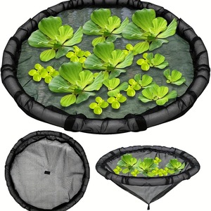 Circular <b>Pond</b> Plant Protector Floating Island Net Black Polyester Diameter 45 60 64 80 Plant Protection Garden <b>Netting</b> - Product Image 4