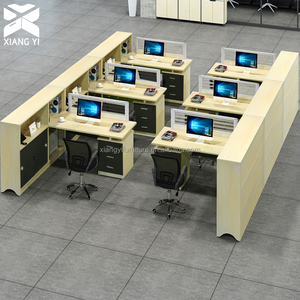 Escritorio Modular para Oficina de 4 a 6 Personas, Espacios de Trabajo Compartidos, Mesa de Oficina, Estación de Trabajo Abierta, Muebles de Oficina - Product Image 6