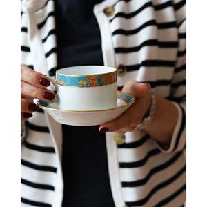 Servizio da Tè Completo Richard Ginori 6 Pezzi Stile Impero con Bordo Astratto - Set di Stoviglie con Consegna Manuale - Product Image 6