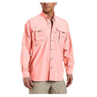 Chemise de pêche pour homme, vert menthe, grande taille, manches longues, protection solaire UPF 50, séchage rapide, légère, utilitaire, 100% polyester