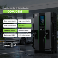 Caricatore Rapido DC da 60kW 120kW 160kW 180kW 240kW con Design Modulare per Stazioni di Ricarica Commerciali in Filiere, Depositi e Parcheggi Logistici