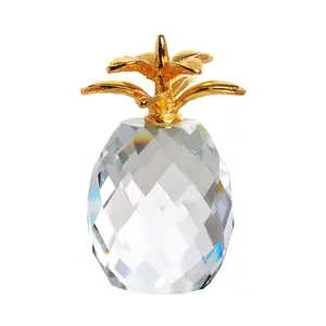 Wholesale Crystal Pineapple Wedding Gifts for Guests Souvenirs Crystal Crafts For Souvenir Crystal Crafts