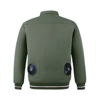Premium Qualität Sommer Wind jacke Atmungsaktive Polyester Baumwolle Klimaanlage Lüfter Kühlung Arbeits kleidung Mode Sicherheits kleidung