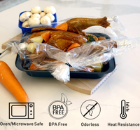 Sacs de cuisson professionnels robustes 30x40cm pour rôtissage industriel de dinde et poulet, approuvés FDA, en matériau PA