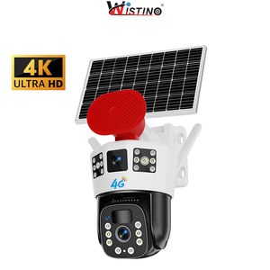 Sistema de Cámara de Seguridad Solar Wistino 4k Inalámbrica para Exteriores con Detección de Movimiento, Alarma y Notificaciones Push, Cámara Solar 4G - Product Image 1