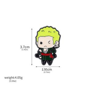 一件件卡通可爱珐琅胸针草帽海盗集团成员金属徽章热卖周边包配件 - Product Image 6