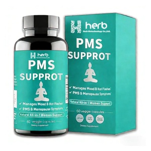 Cápsulas de Microperlas de Vitamina B6 Natural de Marca Privada OEM/ODM para el Equilibrio Hormonal de la Mujer - Product Image 1