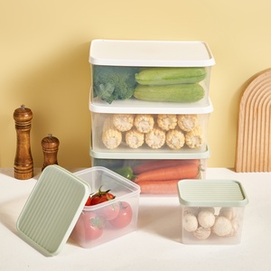 Monr xách tay dung lượng lớn trong suốt lưu trữ Box Set nhựa thực phẩm <span class=keywords><strong>container</strong></span> đa kích cỡ bán buôn đóng gói sử dụng - Product Image 2