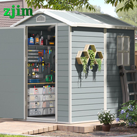 Abri de jardin pour outils Maison étanche Abri de rangement extérieur pour motocyclettes Hangar de rangement extérieur modulaire