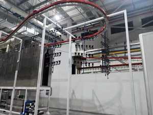 Moteur de pompe intégré intelligent Technologie PLC Ligne de revêtement en poudre de substrat de fer Four de séchage Équipement de peinture Four de polymérisation Machine - Product Image 3