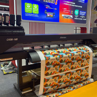 Plotter de impresión y corte original Mimaki CJV200-160 con tinta eco solvente de 1.6m y cabezal de impresión I3200
