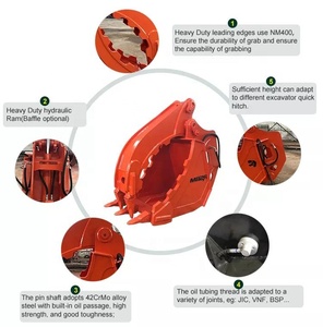 3.5 ton mini escavatore pollice secchio afferrare secchio per la vendita - Product Image 3