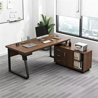 Table de direction moderne en bois, populaire, facile à assembler, mobilier pour bureau à domicile