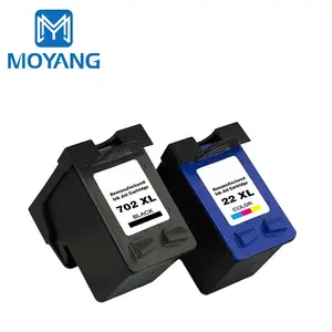 MoYang兼容hp702 hp22 702XL 22XL墨盒用于hp 702 22 Officejet J3500 J3508 J3600 J3608 J3606 打印机
