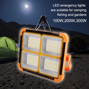 كشاف <span class=keywords><strong>LED</strong></span> محمول يعمل بالطاقة الشمسية IP65 قابل لإعادة الشحن عبر USB مصباح للتخييم وإضاءة طوارئ للاستخدام في المستودعات - Product Image 5