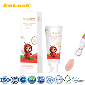 Dentifrice pour enfants Keleek, saveur pastèque, sans <span class=keywords><strong>fluor</strong></span>, 3-6 ans, hygiène buccale, sans danger pour les enfants, haleine fraîche, pour usage domestique - Product Image 1