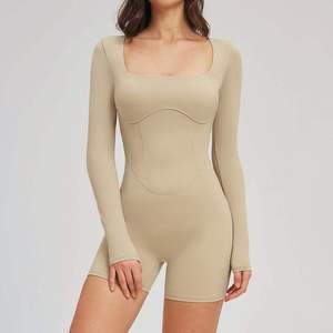 <span class=keywords><strong>Justaucorps</strong></span> de sport JY pour femme, sensation seconde peau, dos évidé, respirant, extensible dans quatre directions, séchage rapide, taille haute, pour yoga, course et entraînement en salle de sport - Product Image 2