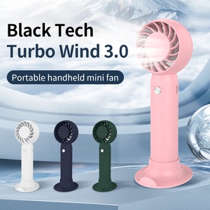 Ventilador de Mano Portátil de Alta Velocidad, Mini Ventilador Turbo Recargable con Carga USB, Ventilador Eléctrico Portátil - Product Image 2