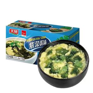 Tianlu nóng và đóng băng khô ngay lập tức súp Laver với trứng & rau mùi 18 tháng Thời hạn sử dụng thuận tiện bên món ăn - Product Image 1