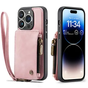 Suitable for i15 matte back cover phone case 13 RFID phone leather case anti-theft brush protective case outer shell