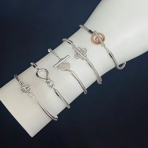 Bracelet à breloques Pan original tendance 2025 pour fille, enfant, femme, homme, avec chaîne serpent basique et perles DIY, cadeau de fête et de remise de diplôme - Product Image 5