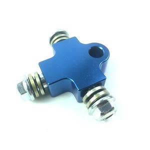 Sistema de Frenos de Disco Doble de Alto Rendimiento con Calibradores Izquierdo y Derecho y Adaptador de Manguera de Tres Vías para Motocicletas - Product Image 4