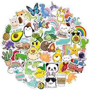 50 New and Fresh Graffiti <b>Stickers</b>, Suitable for Refrigerators, Laptops, Trolley Cases, Guitars, Laptops, and Books - Product Image 3