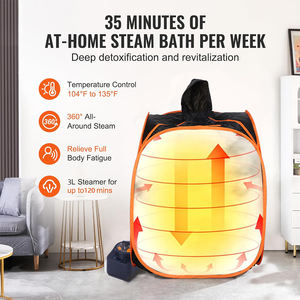 Sauna vapeur portable carré pour salon familial, idéal pour la relaxation et le bien-être, à prix abordable - Product Image 5