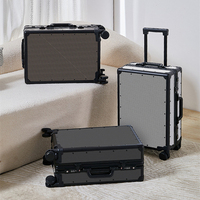 Valise classique d'affaires en aluminium de qualité supérieure de 20 pouces avec cadre en aluminium durable Serrure TSA antivol légère et résistante à l'eau