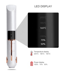 Fer à lisser sans fil, Portable, affichage LED, Mini fer à lisser électrique de voyage USB Rechargeable sans fil - Product Image 5