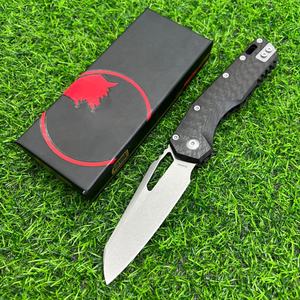 Navaja de Bolsillo Personalizable MT MSI HK FB132, Calidad OEM, DIY, Afilada como una Cuchilla, Aleación de Aluminio G10, Acero con Alto Contenido de Carbono, Plegable, para Camping y Senderismo - Product Image 5