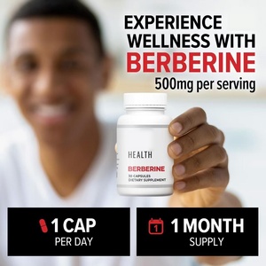 10X Berbérine Naturelle pour la Gestion du Métabolisme, 30 Capsules, Berbérine HCL Premium, Suppléments de Racine de Berbérine Pure HCI, Pilules Minceur - Product Image 2