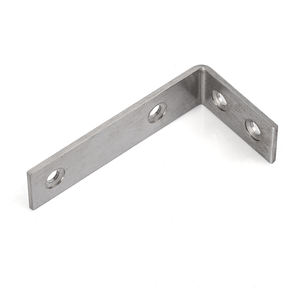 कस्टम स्टेनलेस स्टील अतिरिक्त मोटी एल आकार 90 डिग्री भारी शुल्क संयुक्त कोण कोने ब्रैकेट फर्नीचर कैबिनेट अलमारियों के लिए - Product Image 2