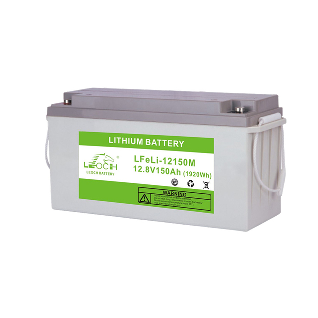 Made in China Large Capacity High Quality Backup Power Supply LB-LFeLi-12150M-12V150AH Leoch Lithium Iron Battery