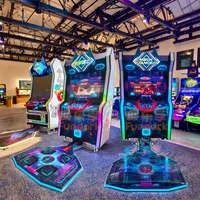 Machine de danse pour enfants en métal Funpark, jeu d'arcade à pièces avec garantie d'un an pour les salles de jeux et les parcs d'attractions