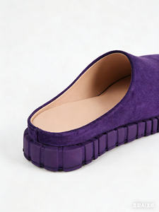 Mules Casuales de Gamuza Khumalo, Zapatos Étnicos Ligeros Sin Cordones para el Desplazamiento Diario - Product Image 3