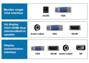 Moniteur de jeu incurvé de 22, 27, 32 et 24 pouces avec écran LED portable pour application de bureau, écran portable - Product Image 6