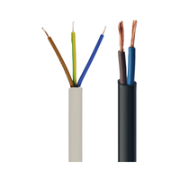 Kabel Daya Industri RVV Tanpa Isolasi 2/3 Inti 12-18 AWG Tembaga Berjaket PVC 300V