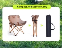 Chaise lune pliable en acier inoxydable durable, légère, portable, avec dossier bas en maille respirante, pour jardin, salle de sport, école, voyage