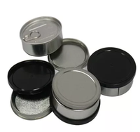 Boîte en étain auto-scellante avec couvercle 65*27mm 65*30mm 65*40mm en fer blanc avec anneau de traction, vide, pour conserves de thon, aliments et graines