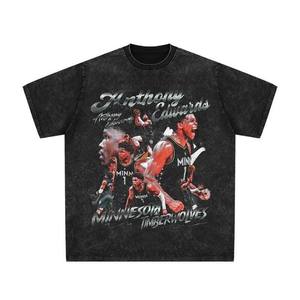 <span class=keywords><strong>Camiseta</strong></span> Retro con Estampado de Estrellas del Fútbol Americano: Clarkson, Curry, Irving, James, Morant, Manga Corta, Lavada - Product Image 6