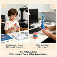 Jouet anti-stress spirale transformable en forme d'œuf de dragon imprimé en 3D pour enfants et adultes, cadeau éducatif STEM