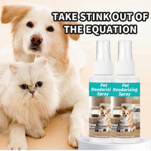 Spray desodorante para mascotas de 60ml de alta calidad, solución eliminadora de olores para perros, cachorros, mascotas, venta al por mayor, producto de limpieza y baño para mascotas - Product Image 4