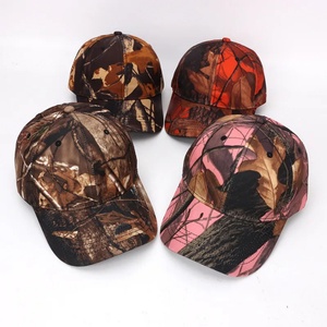 Gorra de Béisbol de Camuflaje de Alta Calidad con Visera Curva y Bordado RealTree, Estilo Desestructurado, Tipo Dad Hat - Product Image 1