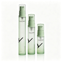 Flacons Airless de Luxe en PP Personnalisés par l'Usine Source, 5ml 10ml 15ml, Emballage Cosmétique pour Lotion Crème Soins Personnels, Logo Personnalisé