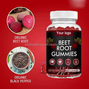 Ausreson Gommes à la betterave rouge bio Complément alimentaire naturel avec efficacité antioxydante Sans danger pour les femmes enceintes - Product Image 4